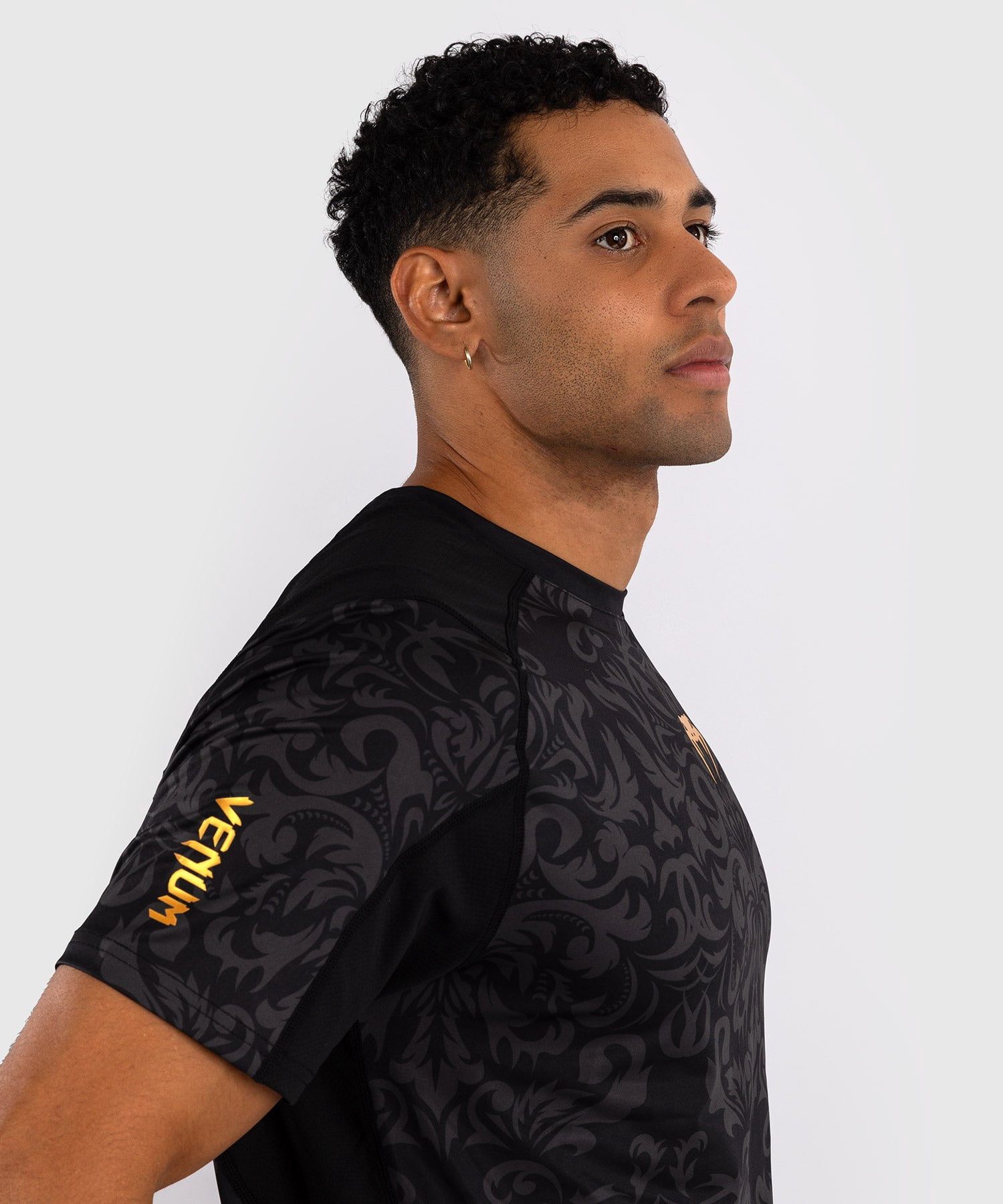 Venum x Ilia Topuria Unmatched Dry-Tech Shirt - Black/Gold - XX-Large