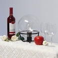 thumbnail image 4 of All the Rages LT1062-BLK Elegant Designs Glass Crystal Ball Table Lamp, Black, 4 of 4