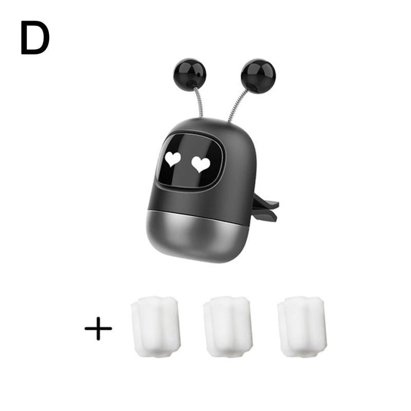 Cute Robot Car Air Freshener Air Aromatherapy Condition Clip Diffuser Auto Air Vent Mount Clip Girl Car Accessories Car Perfume