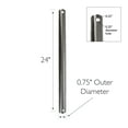 thumbnail image 4 of Design House Steel Ceiling Fan 24" Downrod, Satin Nickel, 4 of 6