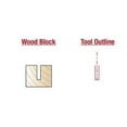 thumbnail image 2 of Whiteside RU5200 Spiral Solid Carbide Two Flute Router Bit, 1/2-inch Shank, 2 of 2