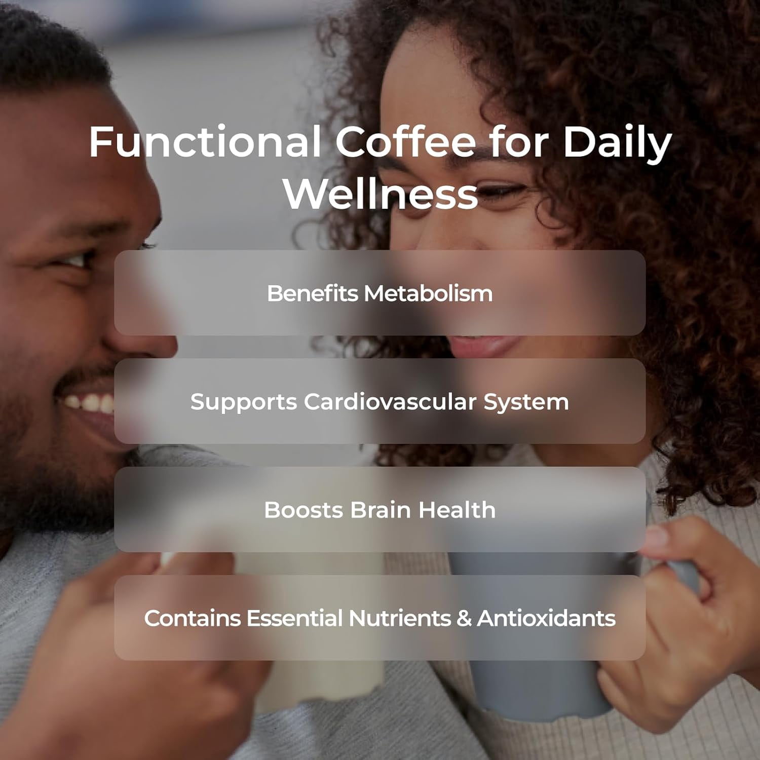 Livingood Daily Coffee with Moringa, Whole Bean Medium Roast Coffee with Plant Based Ingredients for Morning Energy, Made with Moringa Powder, Organic, Non GMO, Vegan, Gluten Free, 20 Srvgs, 12oz Bag