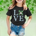 thumbnail image 2 of TZEWGL Tees For Girl Boy Short Sleeve Graphic Crew Neck Trendy Top For Kids size 12-13T, 2 of 4