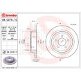 thumbnail image 2 of Brembo Rotor de Frein 08C27611C02 Solide; Design en une Pièce; Motif de Boulon de Roue 5 x 114.3 Millimètres; Diamètre Intérieur de Chapeau 184 Millimètres; Diamètre de Moyeu 71.2 Millimètres; Fonte Grise; Simple, 2 of 2