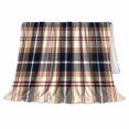 thumbnail image 2 of Classic Plaid Fall Fireplace Autumn, Festive Artistic Scene, Warm Flannel Blanket for Ranch House and Living Room, Animal Lovers Thanksgiving Gift, Festive Home Decor, 2 of 9