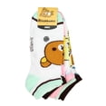 thumbnail image 3 of San-x Rilakkuma Bears Adult Character Ankle No-Show Socks 5 PK, 3 of 3