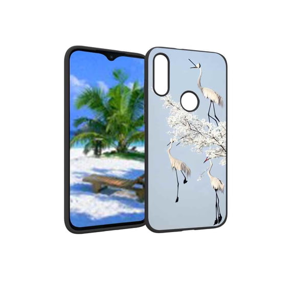 Cranes-170 Phone Case, Degined for Moto E 2020 Case Men Women, Flexible Silicone Shockproof Case for Moto E 2020