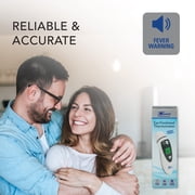 Zewa Infrared Thermometer | Professional Accuracy | Forehead & Ear Non-Touch Measurement | Bluetooth 4.0 | Android & iOS Compatible | Fever Alarm | Free MyHealthConnected App