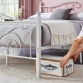 thumbnail image 5 of VECELO Full Metal Bed Frame with Headboard & Footboard, Box Spring Replacement, Heavy Duty & Quick Assembly, White, 5 of 8