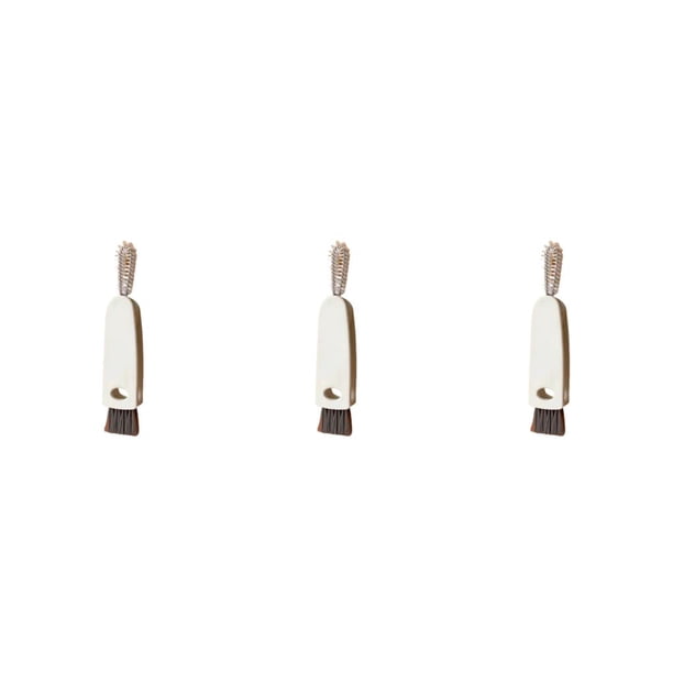 Naiovety Cepillo de ranura para botella de leche, removedor de polvo plegable en forma de zanahoria, herramienta de de plástico tres en , Type1 NO1