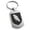 Silver, variant on Stainless Steel Raven Bringer of Death Coat of Arms Shield Engraved Dog Tag Keychain Keyring