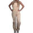thumbnail image 3 of Women's Adjustable Straps Loose Bib Corduroy Jumpsuit Casual Jumpsuit with Pockets, 3 of 4