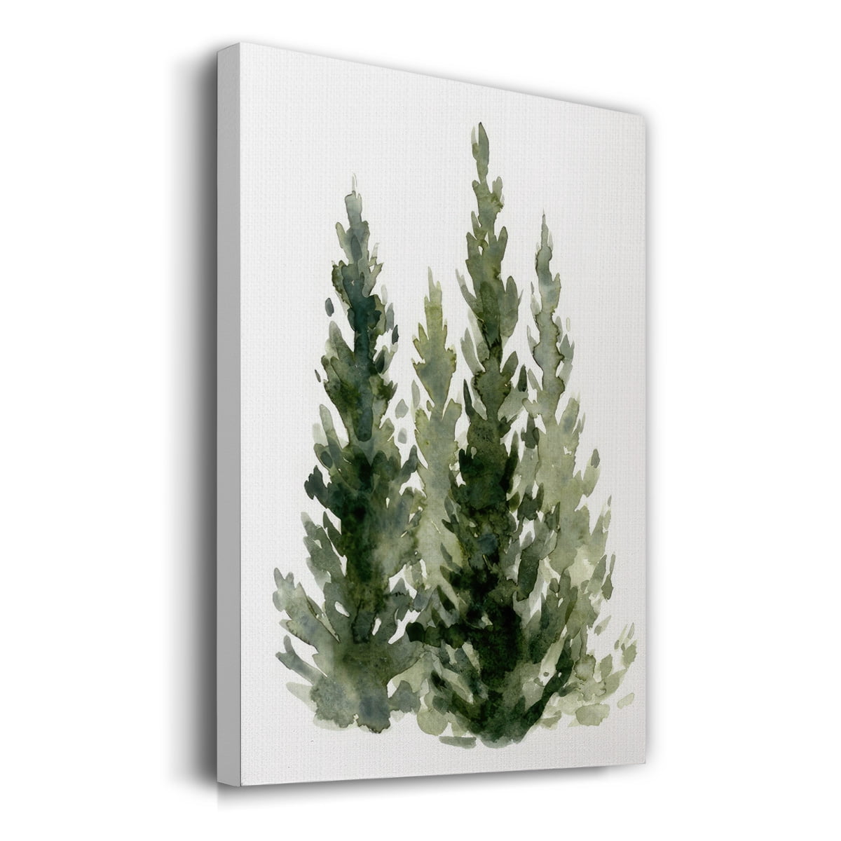 Simple Evergreens II- Gallery Wrapped Canvas