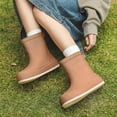 thumbnail image 5 of AUXDIQ Wellington Boots Women Mid-calf Wellies Waterproof Rain Boots Outdoor Garden Shoes, 5 of 6