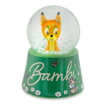 Disney Bambi ''Pretty Flower'' Mini Light-Up Snow Globe in Box