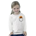 thumbnail image 3 of Awkward Styles Halloween Toddler Long Sleeve Shirt Girls Boys Angry Pumpkin Kids T-Shirt Pocket Print, 3 of 5