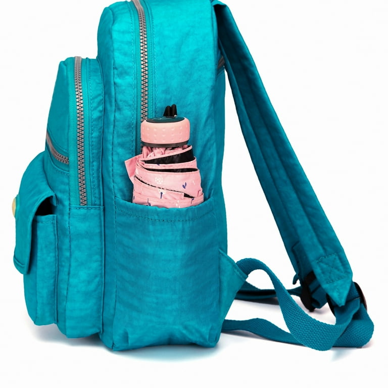 aotian mini backpack Aotian Mini Nylon Women Backpacks Casual Lightweight Small Daypack Wake Blue, Women's