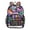 Vector Pattern Thick Neon, variant on Clear Backpack 12L Large Capacity Transparent Waterproof Purple Soft Focus