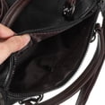thumbnail image 4 of EeaseMX Bolso de hombro portátil para mujer, de moda, con forma de almohada, de doble uso (negro), 4 of 7