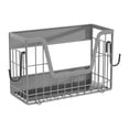 thumbnail image 1 of Estante lateral plegable de metal multiusos para refrigerador, organizador móvil de verduras Gris, 1 of 9