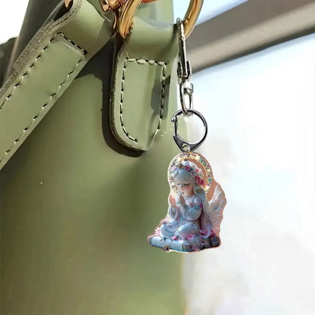 Girls Acrylic Wall Hanging For Living Room Handmade Ornament Decoration Hangs Stained Glass Window Decals Cat Easter Chicks Decorations Doll Small Doorway Christmas Decorations Lollipop Christmas