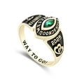 thumbnail image 3 of Mementos PJM Custom Women's Class Rings Sterling Silver for High School & College-Gold-Journey, 3 of 6