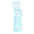 thumbnail image 1 of Baby Boxes with Letters 4 Transparent Balloon Ransparent Balloon Block Bride Shower, Baby Shower, Wedding Christmas Hall for Gender Reveal Birthday Wedding Baby Shower Decorations, 1 of 7