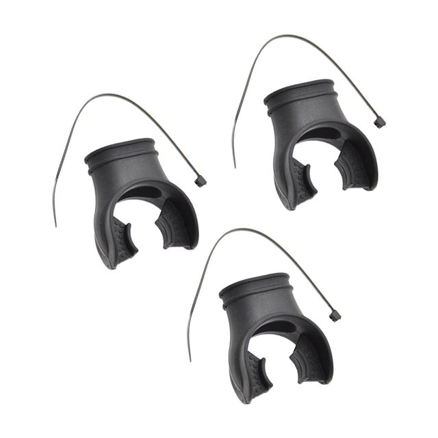 QualitChoice Régulateur de Plongée Embout Universel pour Plongée avec Régulateur Jaune Noir 4.8x5.5x2.9cm
