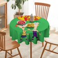 thumbnail image 6 of Phineas And Ferb Round Tablecloth Print Decorative Table Cover Washable Table Cloths for Dining Party Picnic 60x60in, 6 of 8