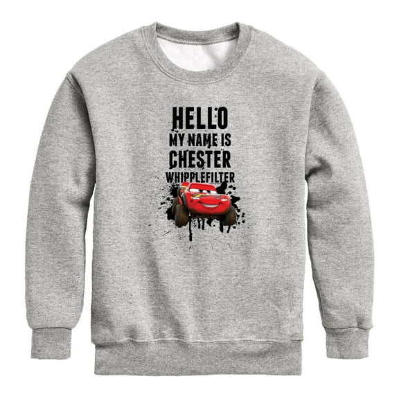 Disney's Cars - Chester Whipplefilter - Toddler And Youth Crewneck Fleece Sweatshirt
