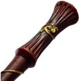 thumbnail image 2 of Witches Wizards Faux Wood Fantasy Cosplay Blue Rhinestone Gem Magic Wand Prop, 2 of 5