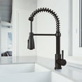 thumbnail image 6 of VIGO Brant Single Handle Pull-Down Sprayer Kitchen Faucet in Matte Black, 6 of 9