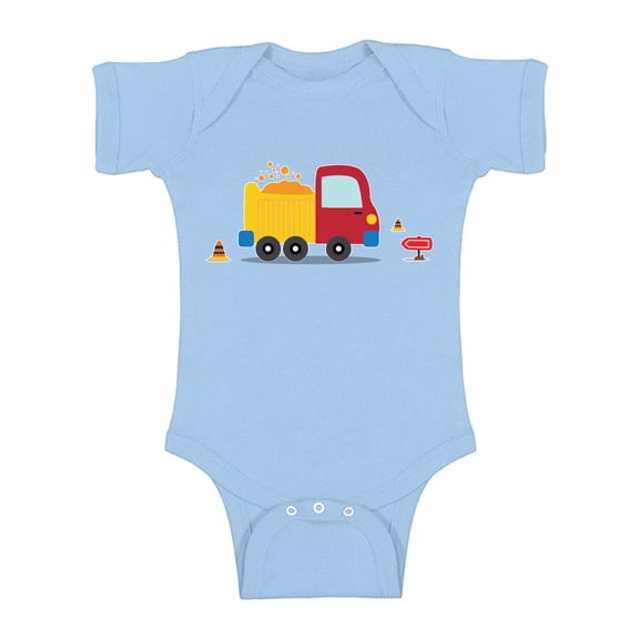 Baby Boy Shirts - Newborn 6 - 12 - 18 24 Months - Truck Romper