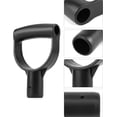 thumbnail image 5 of PinesC Shovel D Grip Handle, 4 Pack 1-1/8" Inside Diameter PVC D Shaped Grip Shovel Handle Replacement for Digging Raking Tools Black 1-1/8 inch (28mm) - 4 pcs, 5 of 5