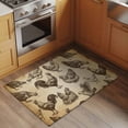 thumbnail image 2 of Farm Chicken Front Door Rugs 2x3 ft Country Rustic Rooster Hen Retro Farmhouse Small Rug for Entryway Non Slip Washable Bathroom Door Mat Absorbent Floor Mat for Indoor Entrance, 2 of 9