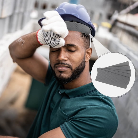HAMPPLIES 5Pcs Anti-sweat Sponge Sweatband for Hard Hat Liner Workers