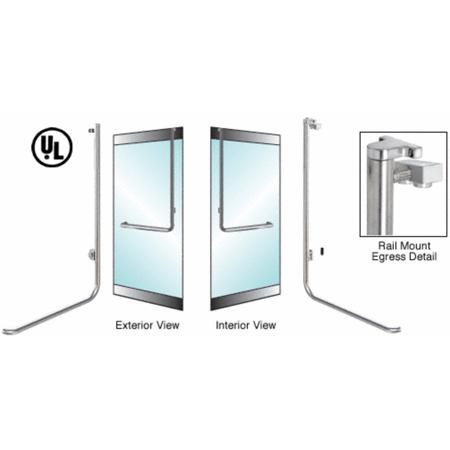 Crl Blumcraft 174 Designer Series Brushed Stainless Left Hand