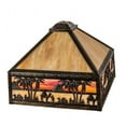 thumbnail image 4 of Meyda Tiffany 217638 Camel Mission 10" Tall Lamp Shade, 4 of 5