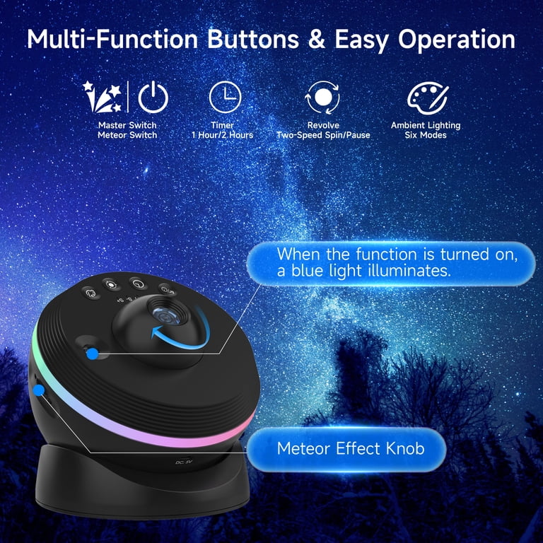 DAYBETTER Galaxy Projector 4K HD 13-in-1 Planetarium Light photo 5