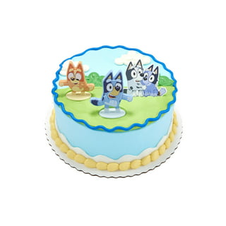 Bingo Bluey Theme Cake Decoration, Disney Cake Tutorial