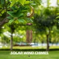 thumbnail image 2 of Carillón de viento Solar móvil LED Luna colgante luz impermeable al aire libre decorativo para jardín Patio cubierta Patio Rojo Verde, 2 of 5
