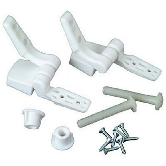 Plumb Shop Div Brasscraft 479568 Master Plumber Plastic Toilet Seat Hinge, White