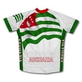 thumbnail image 2 of Abkhazia Flag Short Sleeve Cycling Jersey  for Women - Size S, 2 of 3