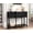 Black, variant on Console Table with 2 Drawers, Mid-Century Modern Entryway Table with Storage, Retro Narrow Long Behind Couch Sofa Table for Living Room, Foyer, Hallway, White