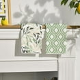 thumbnail image 3 of Green Floral Leaves Boho Kitchen Towels Dish Towels, 18x26 Inch Seasonal Spring Summer Decoration Hand Towels Set of 4, 3 of 6