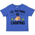 thumbnail image 3 of Inktastic Id Rather Be Camping with Tent Trees and Stars Boys or Girls Toddler T-Shirt, 3 of 5