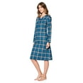 thumbnail image 4 of Casual Nights Women's Flannel Floral Long Sleeve Nightgown, 4 of 5