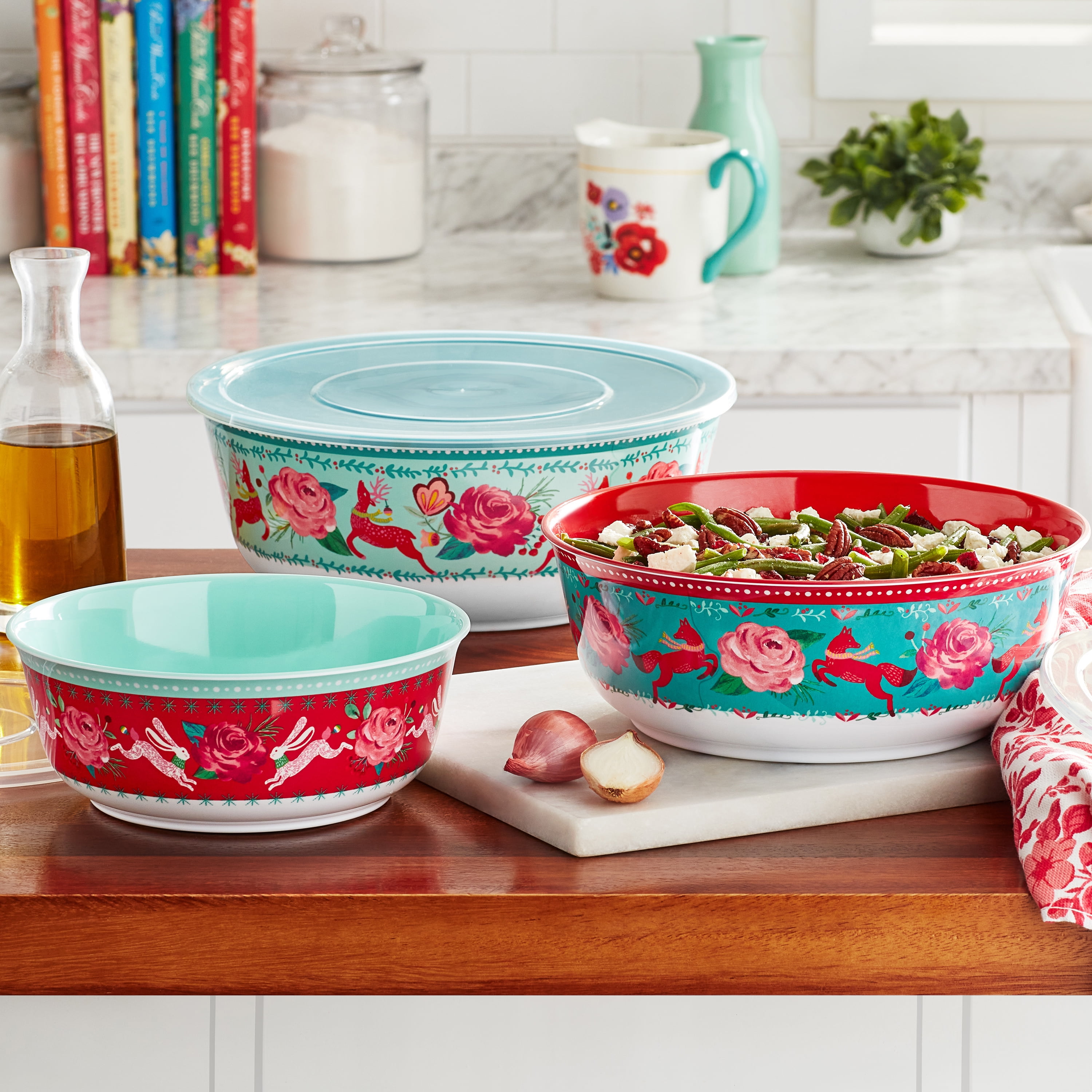 Walmart is practically giving away this adorable mixing bowl set from The Pioneer  Woman - CBS News