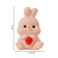 thumbnail image 6 of Kadlawus Under $5 ! Squeeze Toy Vinyl Rabbits Squeze Lifelike Durable Stress Relief Fun for Kids Children Sensory Play Gift Idea Animals Figure Tactile Relaxation, 6 of 9