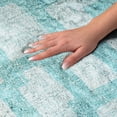 thumbnail image 3 of Addison Rugs Dream Shag Premium Machine Washable Transitional Contemporary Turquoise Runner Rug, 2'3" x 7'6", 3 of 8